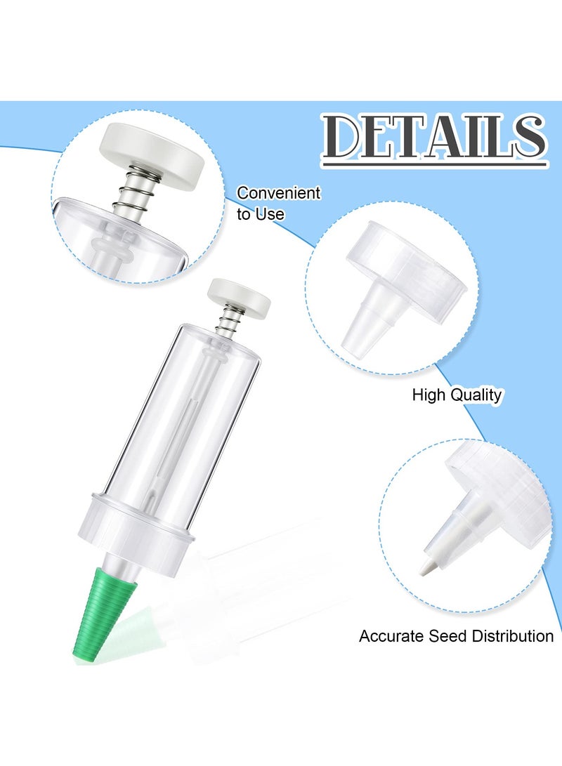 SYOSI ميني زارع البذور، موزع بذور صغير يدوي لتوزيع البذور، زارع يدوي للبذور المصغر، موزع يدوي لزراعة البذور في الحديقة للجزر والخس والعشب والسبانخ وغيرها - Image 3