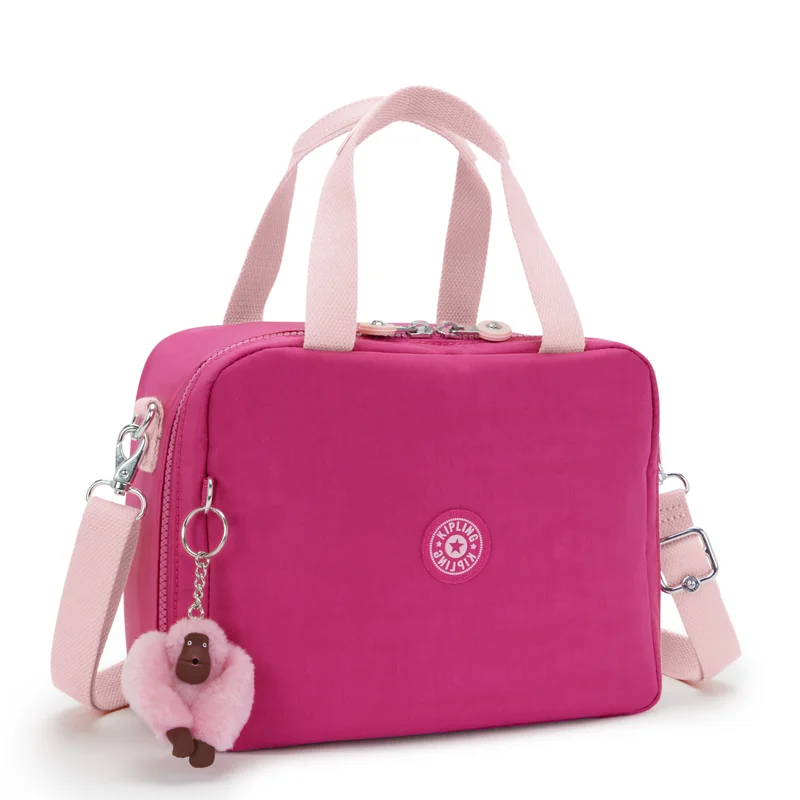 Kipling  Kipling  Miyo Intense Rose Large LunchBag with Trolley Sleeve 15381-2GU  | Best Price UAE