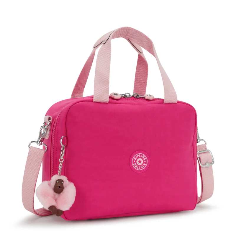 Kipling  Kipling  Miyo Intense Rose Large LunchBag with Trolley Sleeve 15381-2GU  | Best Price UAE