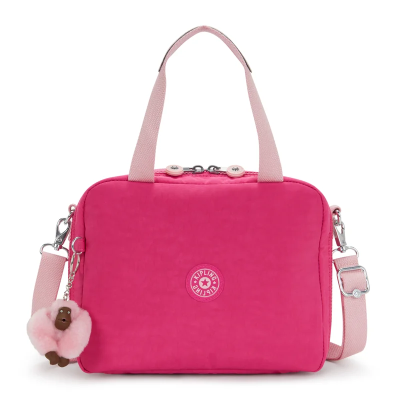 كيبلينغ Kipling  Miyo Intense Rose Large LunchBag with Trolley Sleeve 15381-2GU