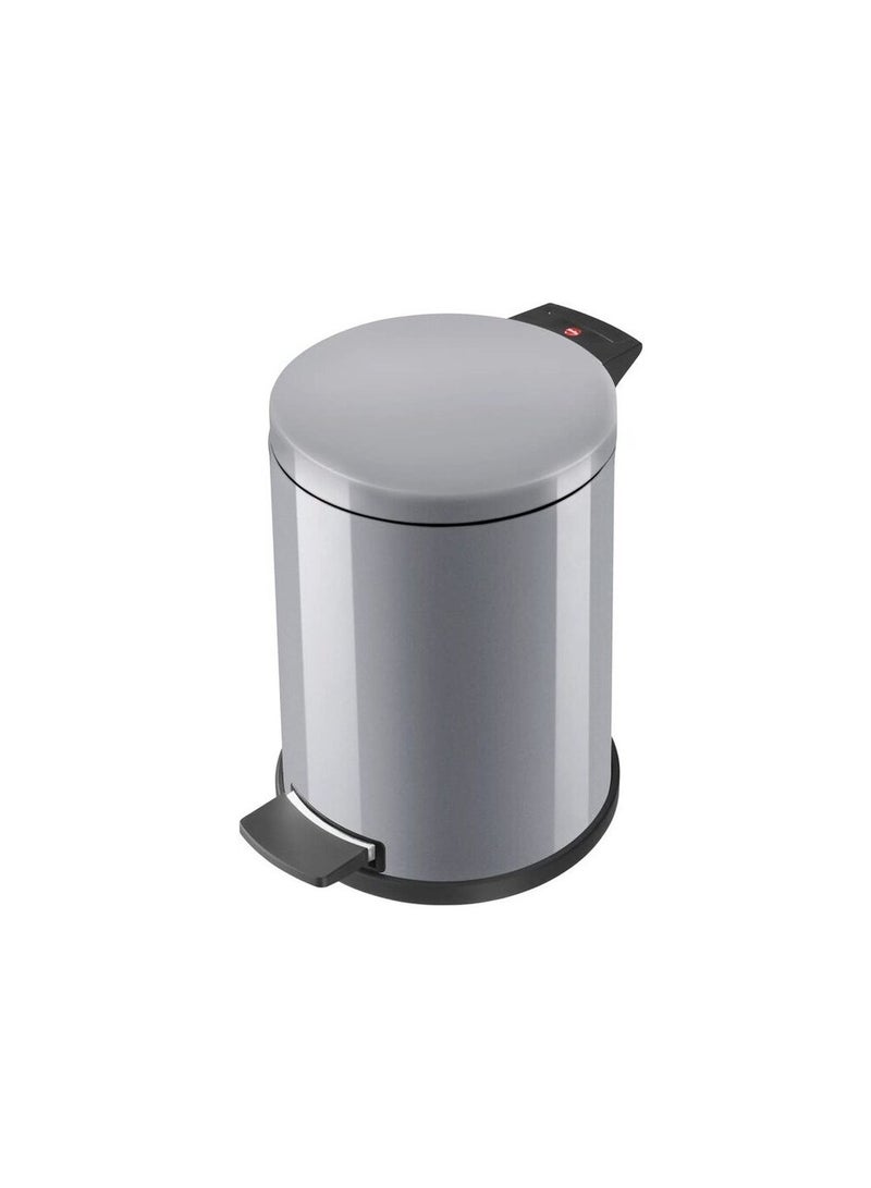 HAILO SOLID-M silver - PEDAL BIN - Image 1