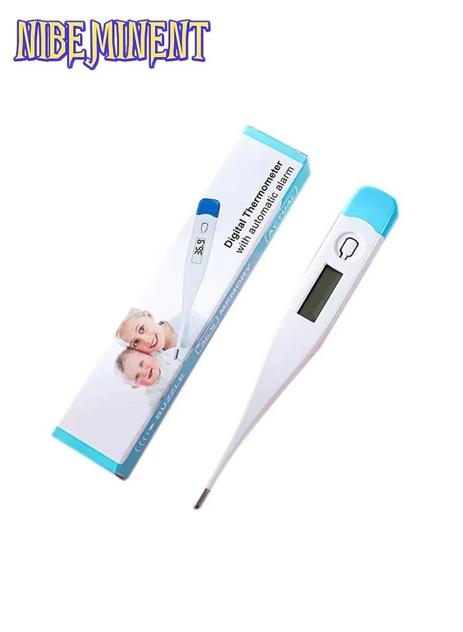 NIBEMINENT 3PCS Blood Pressure Monitor With LCD Digital Display with Reliable Fingertip Pulse Oximeter Heart Rate Monitor,Digital Thermometer Portable Electronic Accurate Thermometer Set for Home Use - Image 5