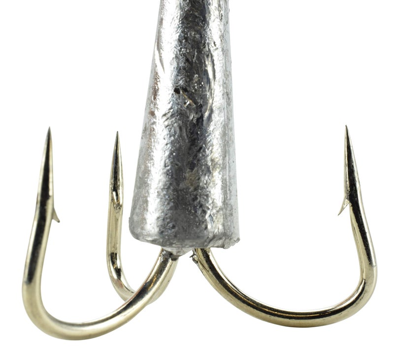 LAST CAST TACKLE 2oz 9/0 Weighted Treble Bunker Snag Hooks - 5 Pack - Image 5