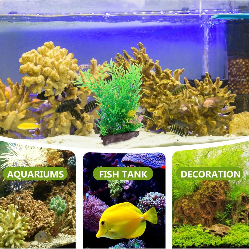 Plastic Artificial Aquarium Plants Simulated Water Grass Fish Tank Decor - Image 4