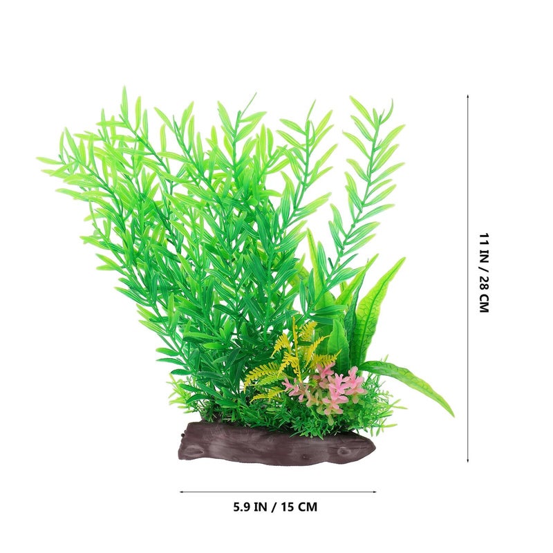 Plastic Artificial Aquarium Plants Simulated Water Grass Fish Tank Decor - Image 3