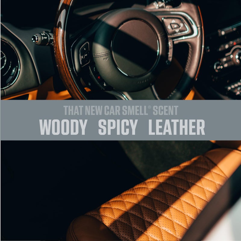 Ozium أوزيوم 4.5 أونصة 4 عبوات جل لإزالة الروائح للمنازل والسيارات والمكاتب والمزيد، رائحة سيارة جديدة - Image 5