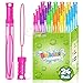 Letapapa Bubble Wand 24 Pcs Bubble Wands Bulk in 6 Colors Bubble Party Favors for Kids Summer Toys Indoor Outdoor Activity Themed Birthday Wedding for Girls Boys - Image 2