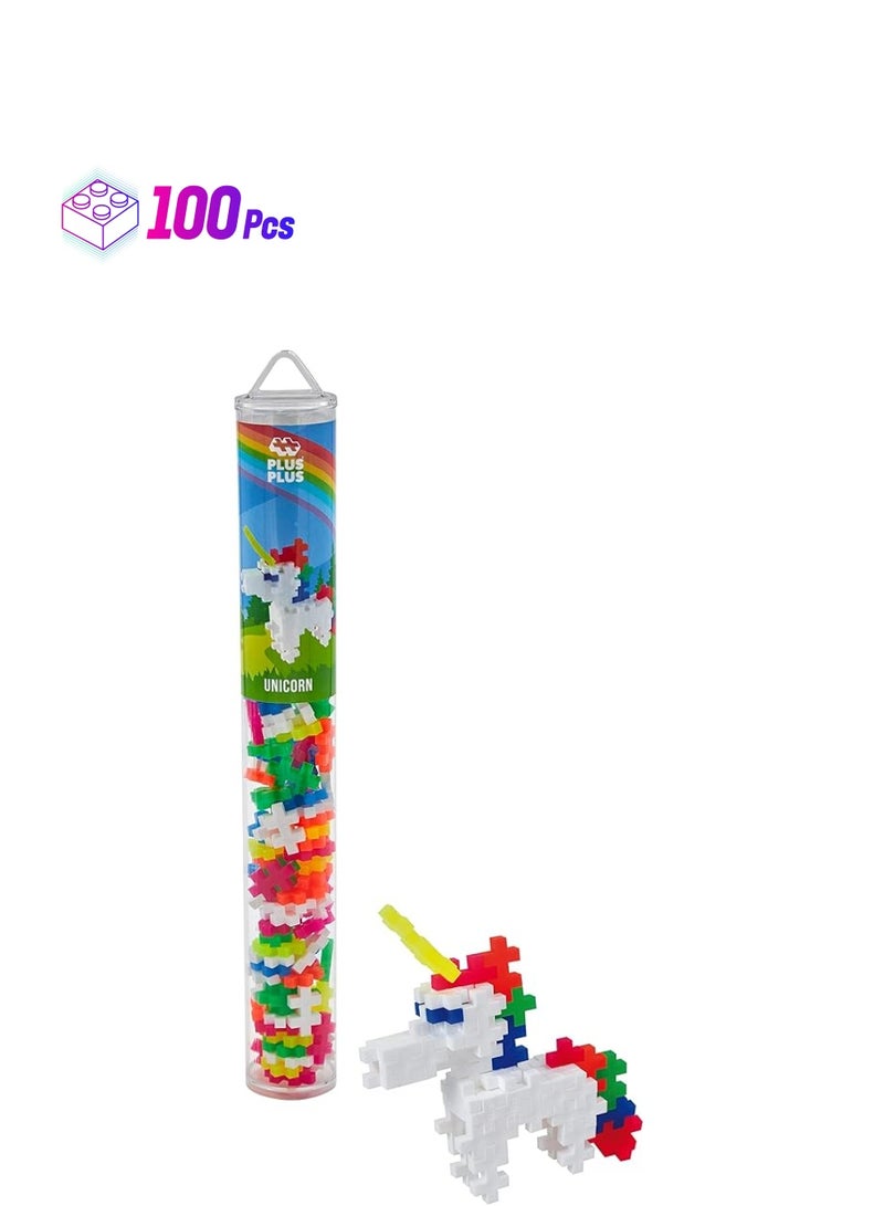 بلس بلس أنبوب يونيكورن 100 قطعة - Image 1