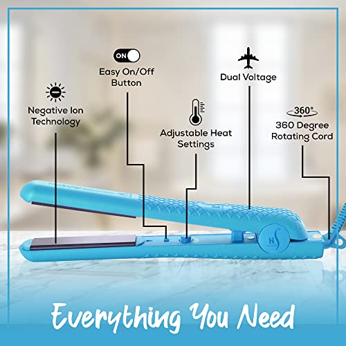 Herstyler Colorful Seasons Flat Iron - Blue - Image 5