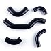 ASYXPCRH Compatible With Kawasaki Vulcan 800 VN800 Drifter VN800A VN800B Classic 19952005 Silicone Radiator Coolant Hose Kit black - Image 3