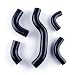 ASYXPCRH Compatible With Kawasaki Vulcan 800 VN800 Drifter VN800A VN800B Classic 19952005 Silicone Radiator Coolant Hose Kit black - Image 2