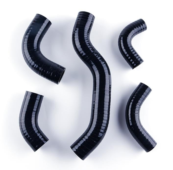 ASYXPCRH Compatible With Kawasaki Vulcan 800 VN800 Drifter VN800A VN800B Classic 19952005 Silicone Radiator Coolant Hose Kit black - Image 1
