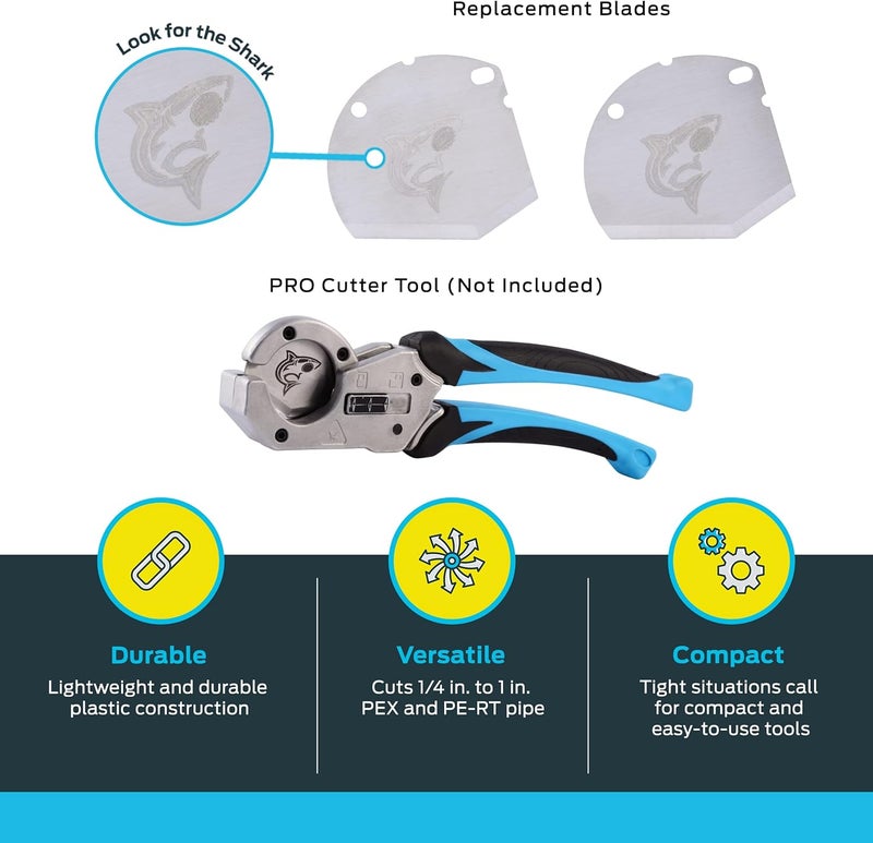 SharkBite Pro Cutter Replacement Blades, Pack of 2, 25882 - Image 3