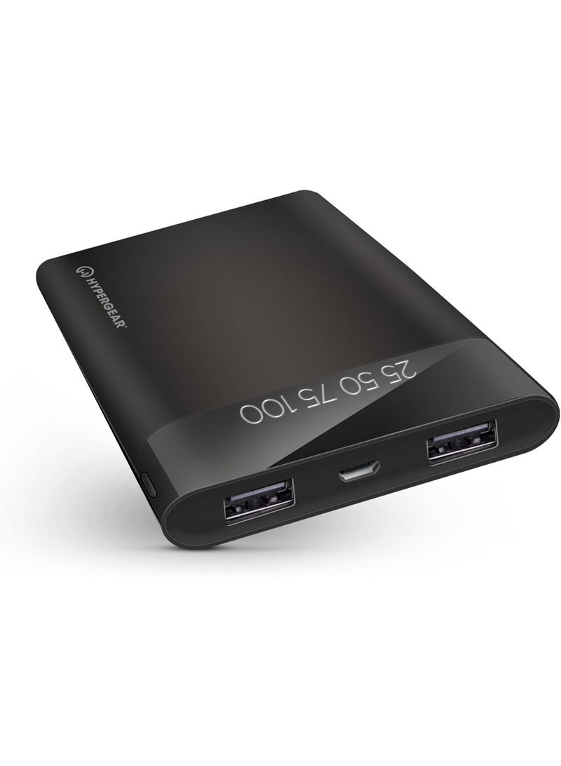 هايبر جير هايبرجير باور بانك عالمي مزدوج USB محمول LED 12000 مللي أمبير في الساعة - Image 1