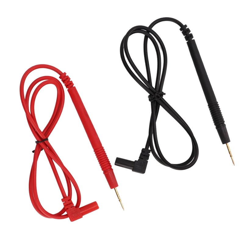 Digital Multimeter Test Pen, PVC and Alloy Steel, 10A 1000V Electronic Test Leads Kit - Durable Design, Sharp Ultra Fine Tips, Ideal for IC Component Testing - Image 2