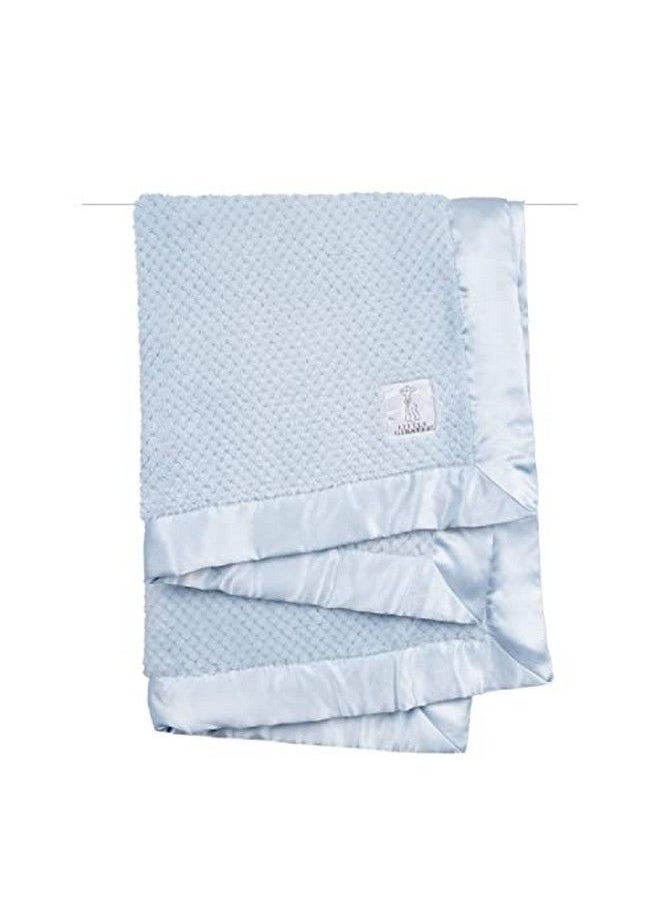 Little Giraffe Honeycomb Baby Blanket 29" X 35" Blue  - Image 1