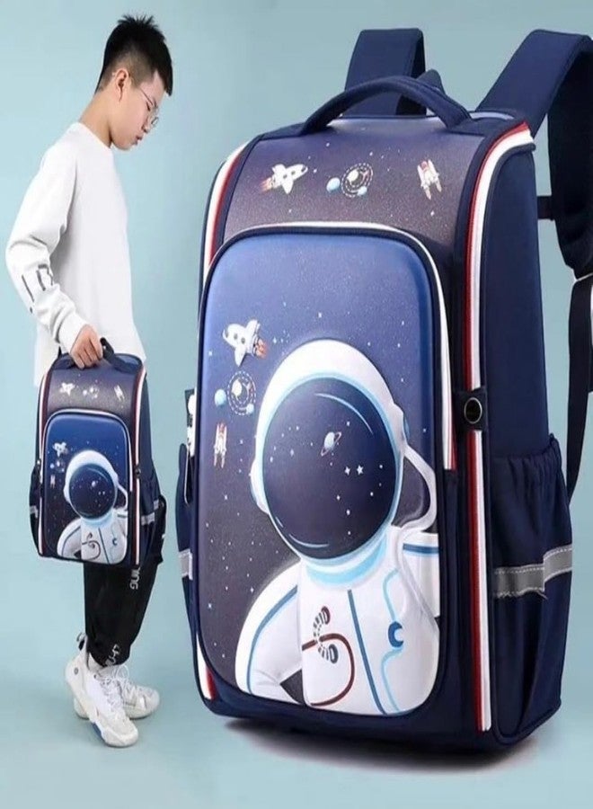 Royals hub 3D Space Astronaut Backpack for Kids Boys & Girls Stylish and Durable Water-Resistant Large Capacity backpack for School, Travel, Camping, perfect for gift for Kids (5 To 12 Years) - Image 2