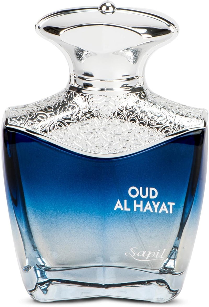 sapil عطر سابيل عود الحياة 100 مل - عطر فاخر ميسور للجنسين مع نغمات العود والعنبر والجلد - Image 1