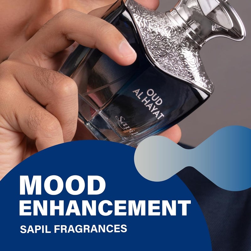 sapil عطر سابيل عود الحياة 100 مل - عطر فاخر ميسور للجنسين مع نغمات العود والعنبر والجلد - Image 5