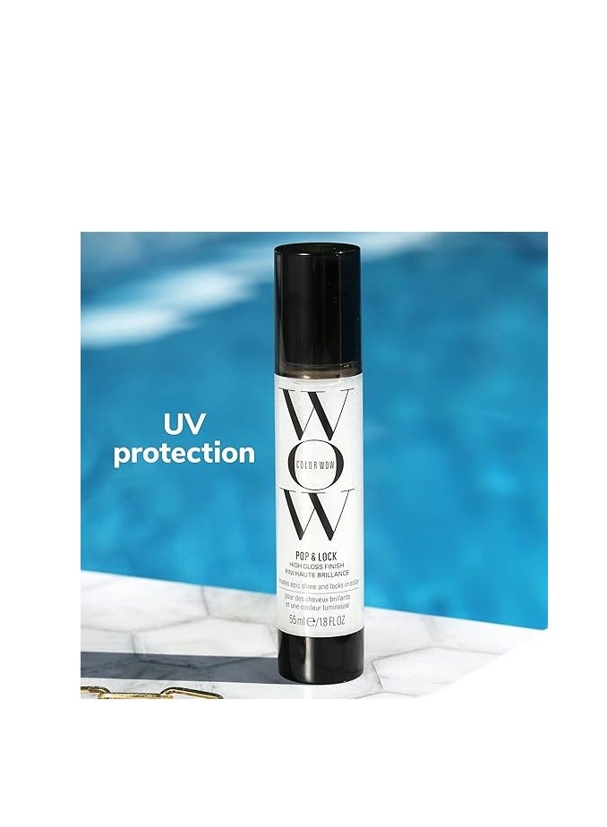 كولور واو سيروم بوب اند لوك ملمع للشعر وللتحكم في تجعد الشعر من كولور واو، مضاد للتجعد بحماية الحرارة يمنع الاطراف المتقصفة ويرطب الباهت والجاف ويمنحه اللمعان - Image 5