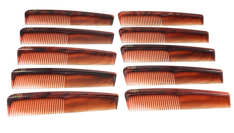 GBS Professional Handmade Grooming Combs Pack of 10