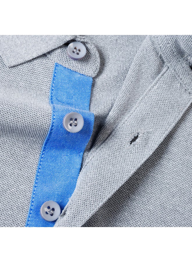 Tucano spring Men's Long Sleeve T-shirt Comfortable Solid Color Casual Business Polo Shirt - Image 4