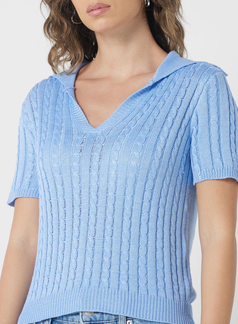 Ginger - Polo Neck Sweater - Image 1