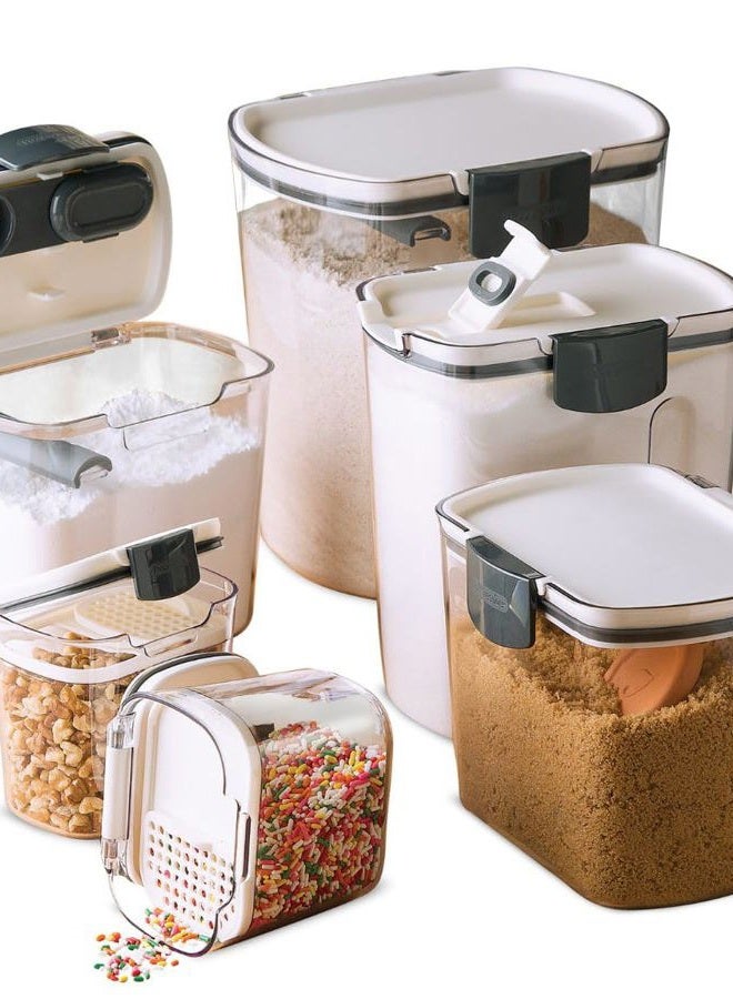 Progressive PKS-1SET Prepworks By ProKeeper 6-Piece Storage Container Set, Clear, W 16.5 x H 21.0 D 20.3 cm, Plastic/Silcone - Image 1
