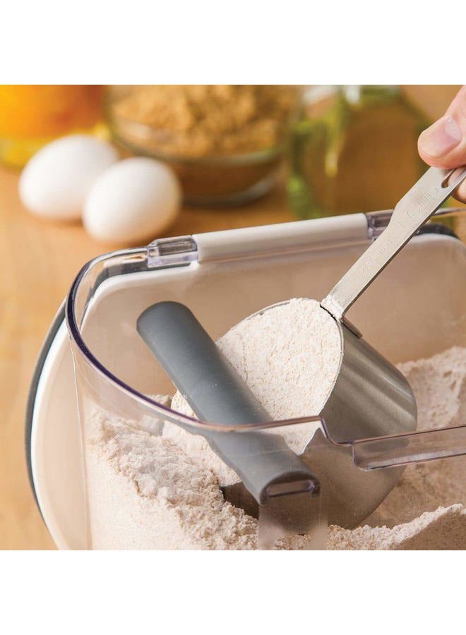 Progressive PKS-1SET Prepworks By ProKeeper 6-Piece Storage Container Set, Clear, W 16.5 x H 21.0 D 20.3 cm, Plastic/Silcone - Image 2