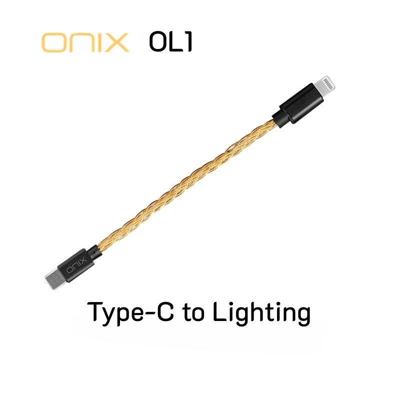 Onix OL1 Digital Signal Cable Type-C to Lightning, Silver-Plated Oxygen-Free Copper Upgrade Cable - Image 1