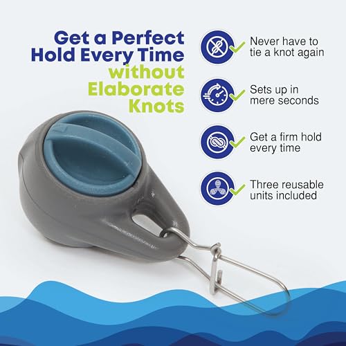 ByeKnot Fishing Knot Tying Tool | Fishing Line to Lure Connector | Protect from Fish Hooks | Tie Fishing Knots Easily | Cool Gadgets for Fishermen | Fishing Lure Accessory for Beginner Anglers - Image 2