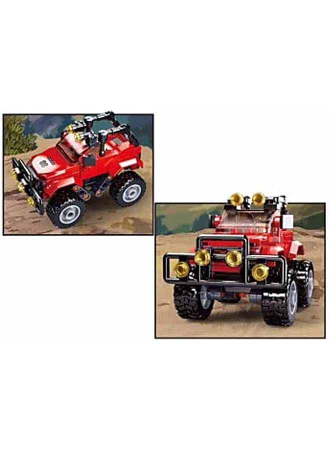 Sluban Town Series Red Suv Building Set With Figur 135Pcs - Image 3