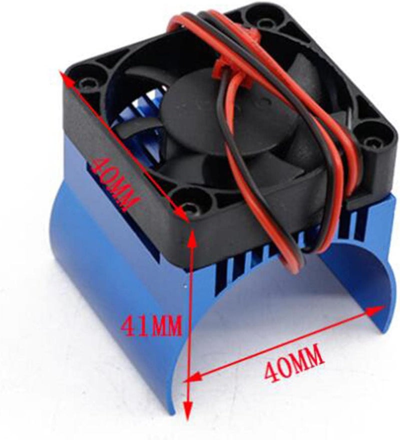klarako 42mm Motor Heat Sink 4274 4282 Motor Replace Parts Radiator Cooling Fan for Typhonrc Model Car Upgrade Parts , Blue - Image 4
