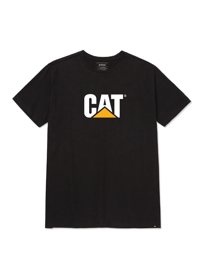 Caterpillar CAT Men’s Logo Tee – 60% Cotton 40% Recycled Polyester – Soft Jersey – Everyday Casual T‑Shirt