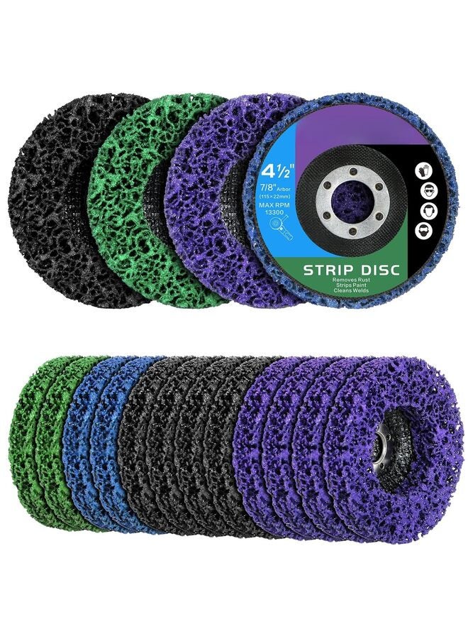 12 Pack 4 Kinds Paint Strip Discs Angle Grinder Stripper Wheels for Removing Paint Rust and Oxides of Metal and Wood Surfaces(100X16) - Image 3