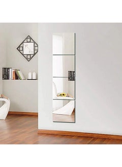 ShebSheb Full Length Mirror,Self Adhesive Acrylic Wall Mirror for Bathroom, Living Room, Bedroom 120x30 cm  - Image 3
