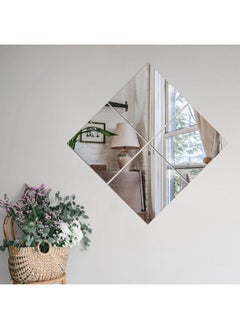 ShebSheb Full Length Mirror,Self Adhesive Acrylic Wall Mirror for Bathroom, Living Room, Bedroom 120x30 cm  - Image 4