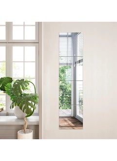 ShebSheb Full Length Mirror,Self Adhesive Acrylic Wall Mirror for Bathroom, Living Room, Bedroom 120x30 cm  - Image 5