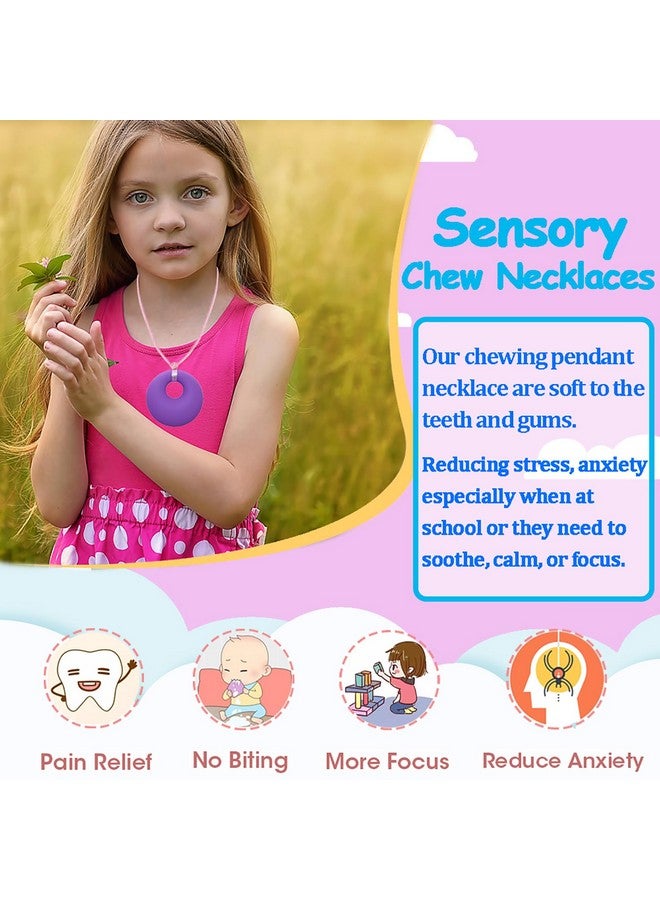 Atsky Chewy Necklaces for Sensory Kids, Boys and Girls, Silicone Dinosaur Chewy Necklaces for Autism, ADHD, SPD, Chewable Oral Motor Pendant for Chlidren - Image 3