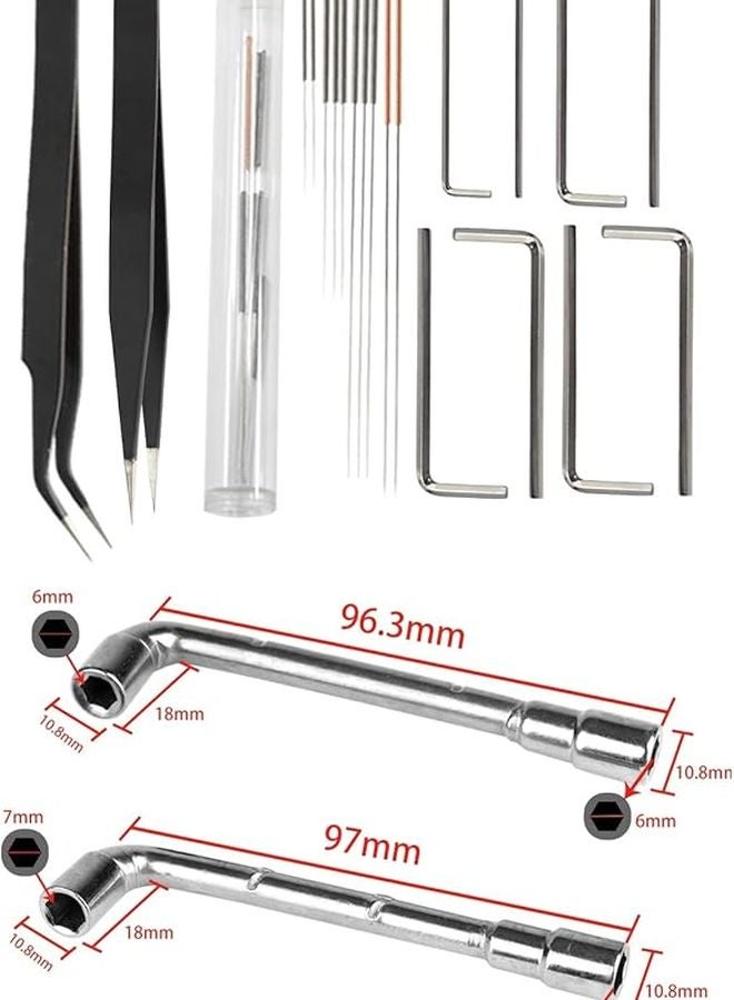 Deburring Tool Kit Engraving Knife Carving Cutter Scraper For 3D Printer KIT 2 - Image 4