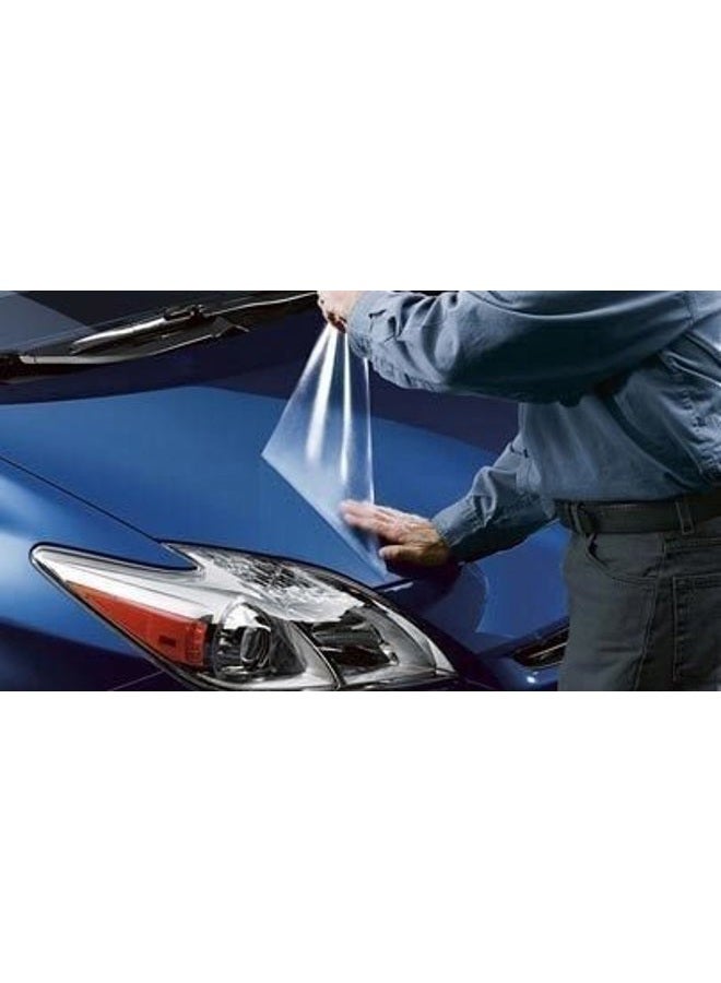 VViViD Clear Paint Protection Bulk Vinyl Wrap Film 12 Inches x 84 Inches Including Squeegee and Black Felt Applicator - Image 3