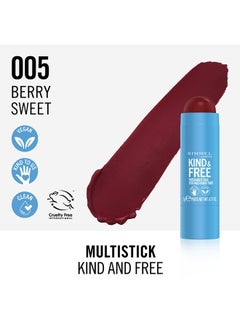 RIMMEL LONDON Kind And Free Multi-Stick - 005 - Berry Sweet  - Image 4