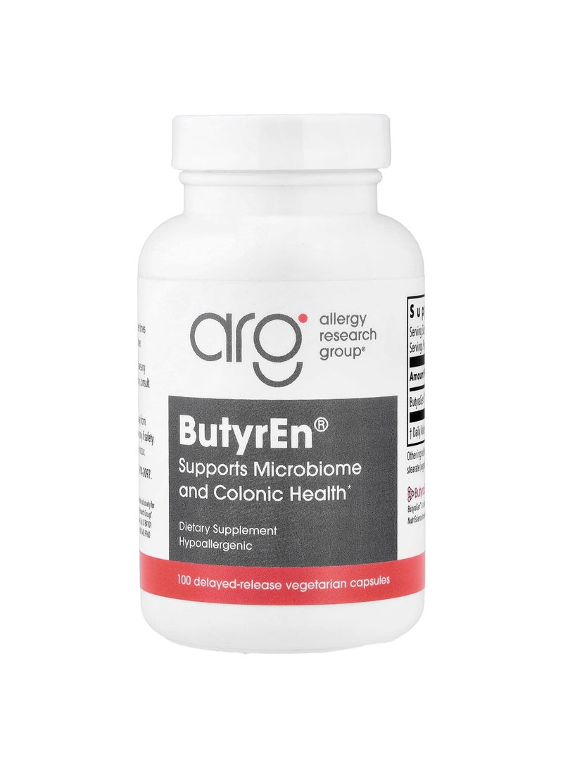 ButyrEn®, 100 Delayed-Release Vegetarian Capsules (200 mg Per capsule)
