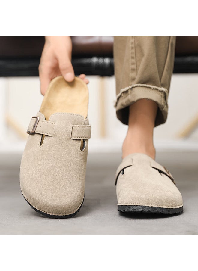 Footoppo Women's Closed-toe Slip-on Shoes, Thick-soled Outdoor Slippers, Summer Wear Birkenstock Sandals - Image 3
