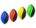 LMC Products 7 Spiral Mini Football for Kids 4 Pack Foam Footballs for Kids Soft Small Footballs Red Yellow Blue and Green - Image 3