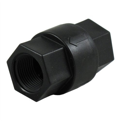 SMC Inline Poppet Check Valve 685 Series PP 1/2 FPT - BUNA - Image 1