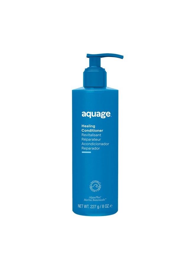 Aquage AQUAGE. Healing Conditioner - Contains AlgaePlex Marine Botanicals to Moisturize and Repair Dry or Damaged Hair and Build Strength from the Inside Out, 8 oz  - Image 1