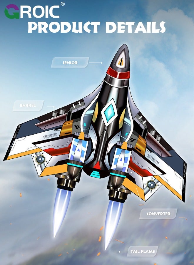 GROIC Airplane Kite for Adult and Kids, 55" x 61" Large Beginner Kite, Huge Kite with 328ft Line Handle, Easy to Fly with Durable Fiberglass Frame for Outdoor Activities, Anti-Tangle Flying Line - Image 2