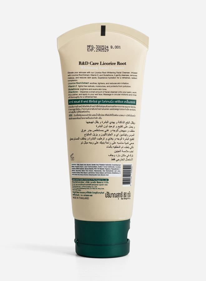 R&D Licorice Root Whitening Facial Cleanser, 80g - Image 2