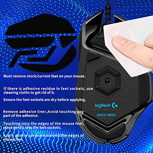 HESSION 1 Set Logitech G502 Hero High Performance Wired Gaming Mouse Feet Mouse Skatez Mouseskates Replacement (G502) - Image 5